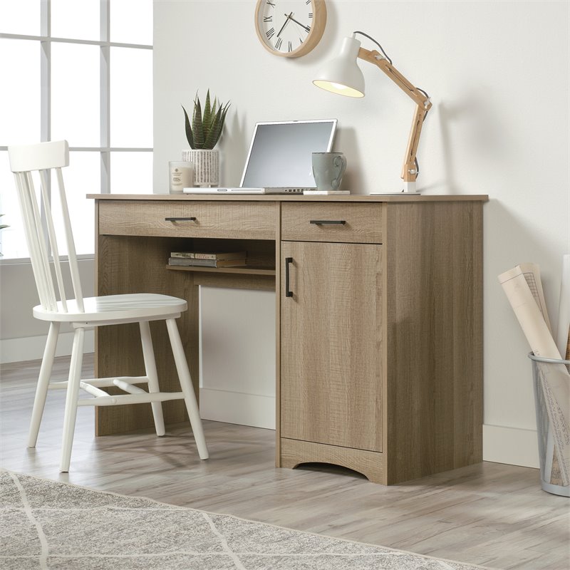 Home Square 2 Piece Furniture Set with 3-shelf Bookcase and Computer Desk