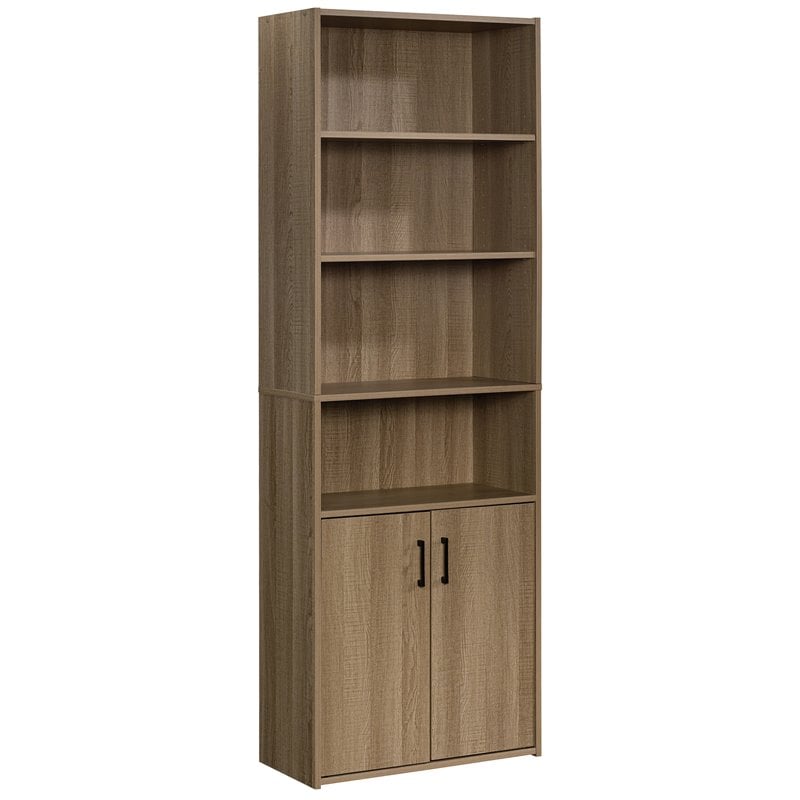 Home Square 3 Piece Furniture Set with 2 Bookcase and L-Shaped Desk in Oak