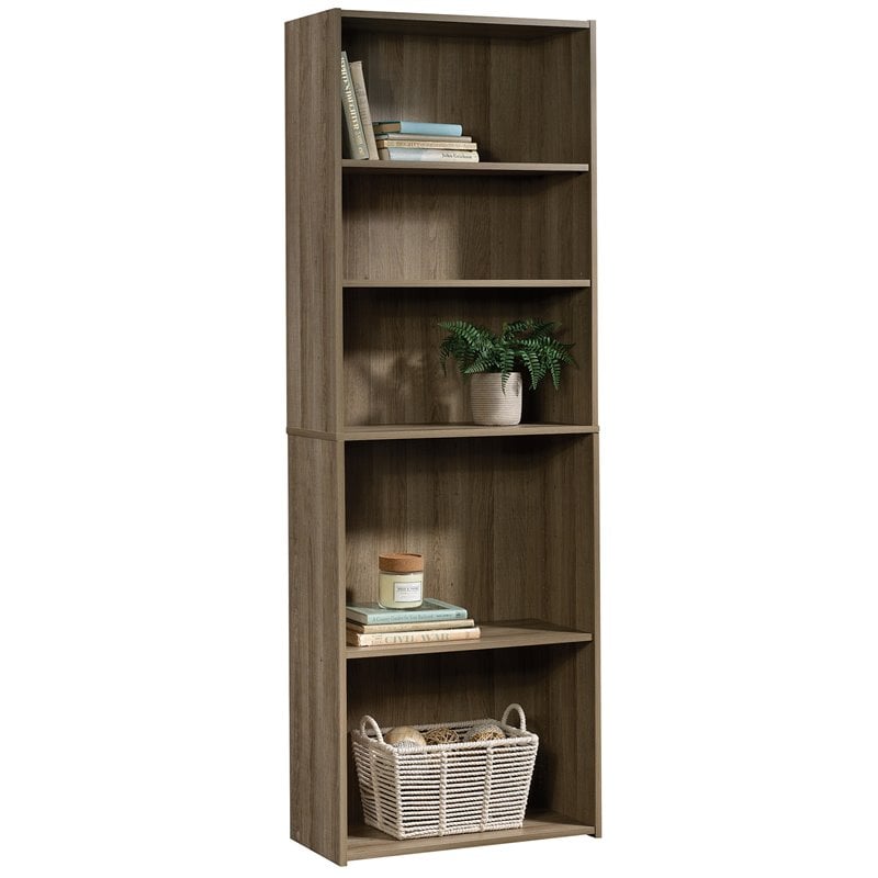 Home Square 3 Piece Furniture Set with 2 Bookcase and L-Shaped Desk in Oak