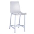 Home Square 3 Piece Set with Home Bar Unit with Clear Acrylic Front and 2 Chairs