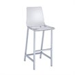 Home Square 3 Piece Set with Home Bar Unit with Clear Acrylic Front and 2 Chairs