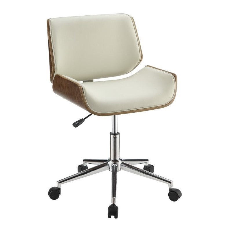 Home Square 3-Piece Set with Mobile File Cabinet Computer Desk and Office Chair