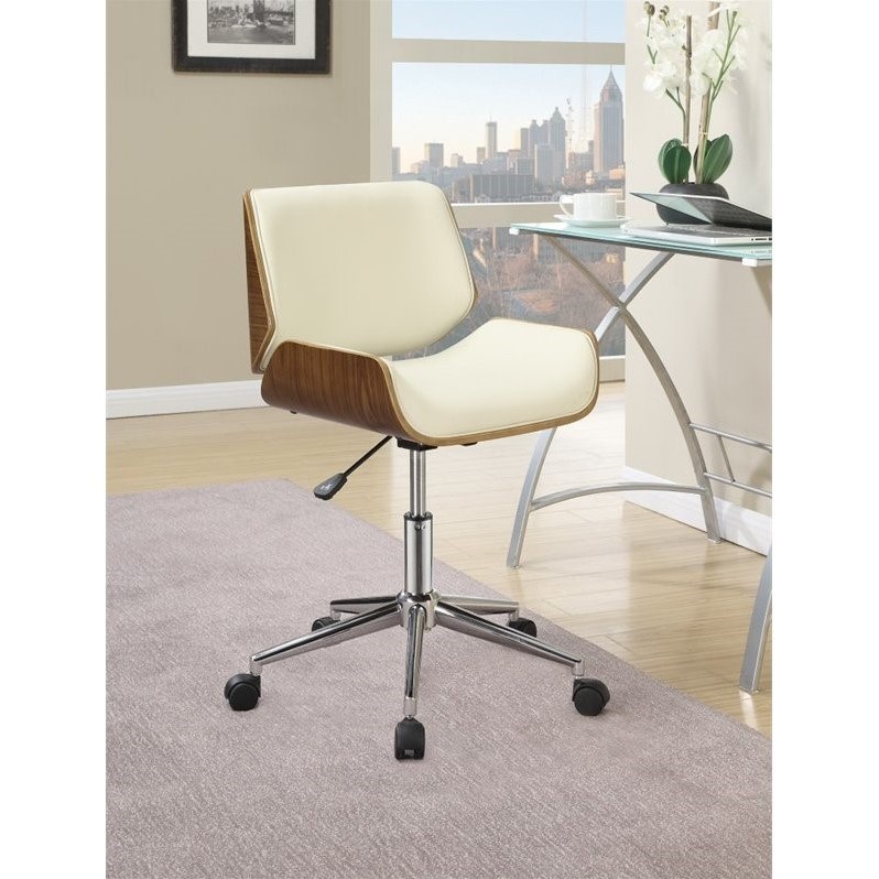 Home Square 3-Piece Set with Mobile File Cabinet Computer Desk and Office Chair