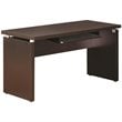 Home Square 2 Piece Set with Computer Desk and Mobile File Cabinet in Cappuccino
