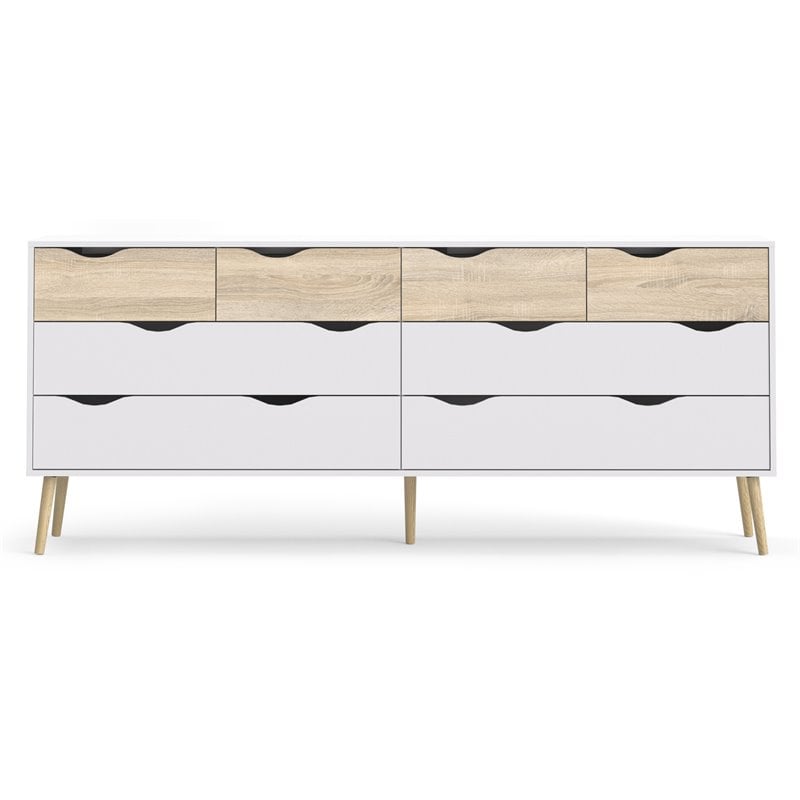 Home Square 3 Piece Furniture Set with 2 Nightstands and Dresser