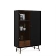 Home Square 2 Piece Furniture Set with China Cabinet & 1 Door 1 Drawer TV Stand