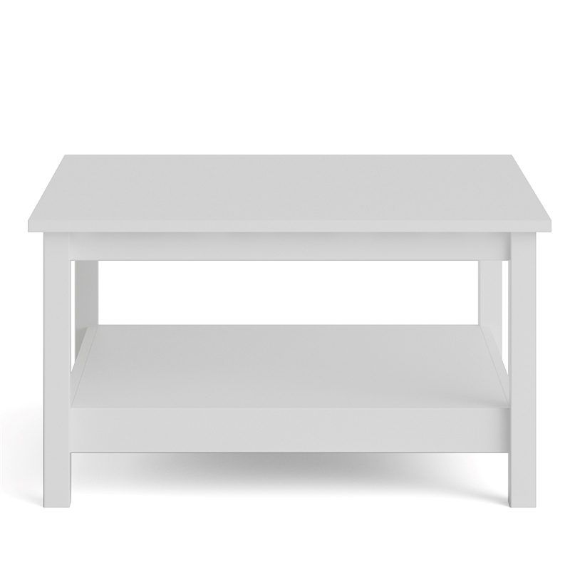 Home Square 2 Piece Furniture Set with Sideboard and Coffee Table in White