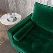 Home Square 2 Piece Velvet Living Room Loveseat Set in Green
