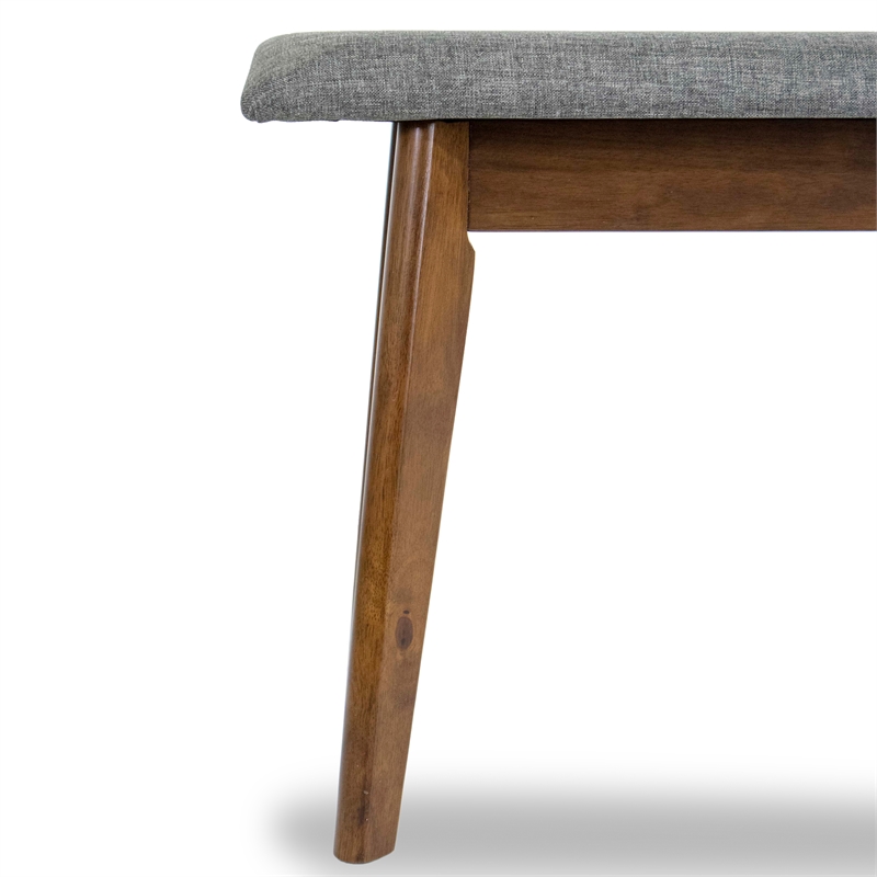 Home Square 3 Piece Furniture Set with Dining Table and 2 Benches