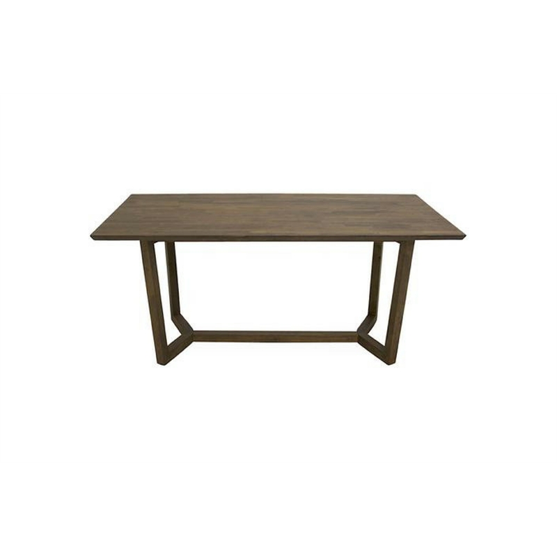 Home Square 3 Piece Set with Mid-Century Modern Dining Table and 2 Dining Chairs