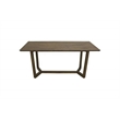 Home Square 3 Piece Set with Mid-Century Modern Dining Table and 2 Dining Chairs