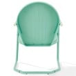Home Square Griffith 2 Piece Metal Patio Chair Set in Aqua & Grasshopper Green