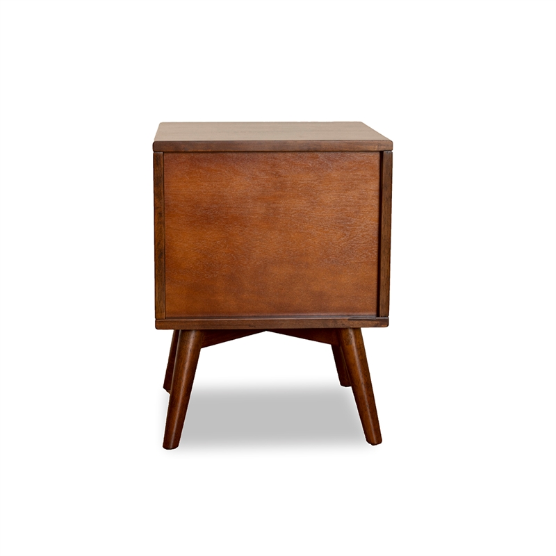 Home Square 2 Piece Furniture Set with Wood Nightstand and Dresser