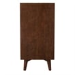 Home Square 3 Piece Set with Nightstand  Standard King Panel Bed & Accent Chest