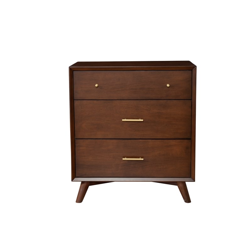 Home Square 3 Piece Set with Nightstand  Standard King Panel Bed & Accent Chest