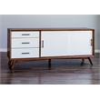 Home Square 2 Piece Furniture Set with Twin Size Day Bed and TV Console