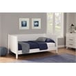 Home Square 2 Piece Set with 2-Drawer Nightstand and Twin Size Day Bed in White