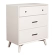 Home Square 2 Piece Furniture Set with 7-Drawer Dresser & Small Chest in White