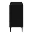 Home Square 2 Piece Set with 2-Drawer Nightstand & 7-Drawer Dresser in Black