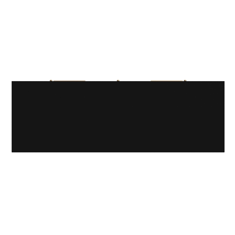 Home Square 2 Piece Set with 7-Drawer Dresser & Large Wood TV Console in Black