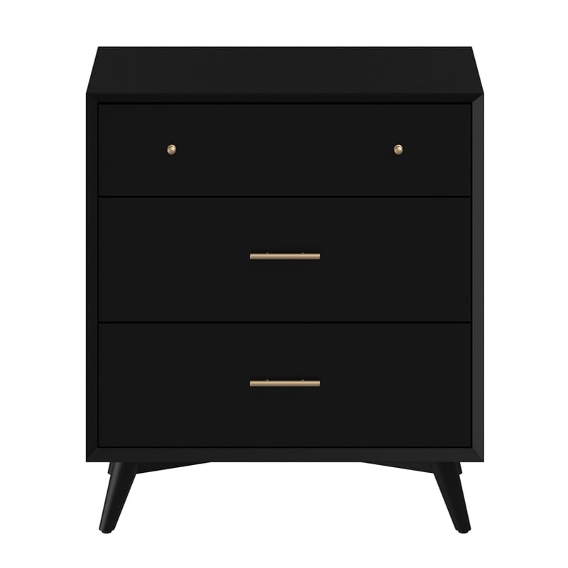 Home Square 2 Piece Set with 3-Drawer Small Chest and Multifunction Chest