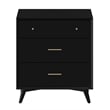 Home Square 2 Piece Set with 3-Drawer Small Chest and Multifunction Chest