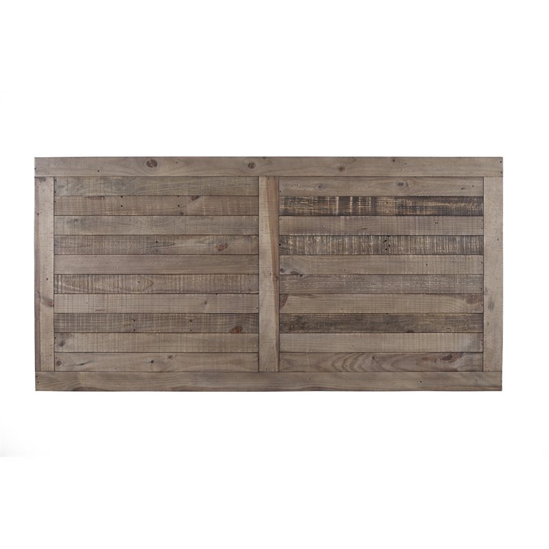 Home Square 5 Piece Set with Dining Table Side Chairs 2-Bench & Sideboard