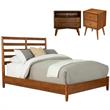 Home Square 3 Piece Set with Large Nightstand King Bed and 2-Drawer Nightstand