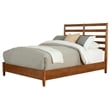 Home Square 3 Piece Set with TV Console Full Wood Bed & Large Nightstand