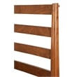 Home Square 3 Piece Set with TV Console Full Wood Bed & Large Nightstand