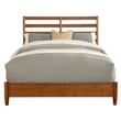 Home Square 3 Piece Set with TV Console Full Wood Bed & Large Nightstand