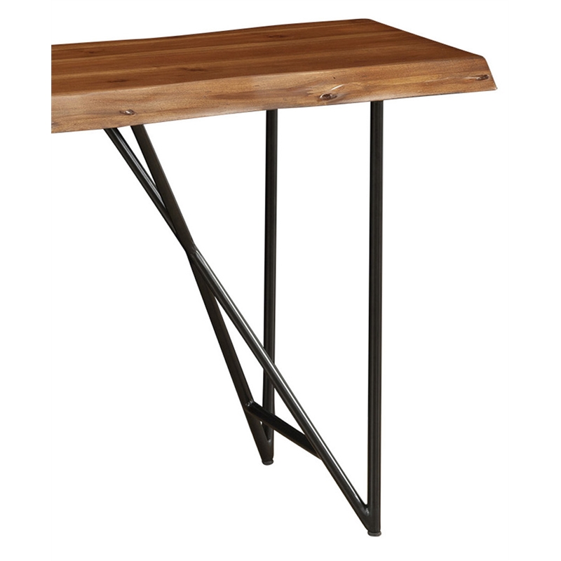 Home Square 3 Piece Set with Cocktail Table Lamp Table and Console Table