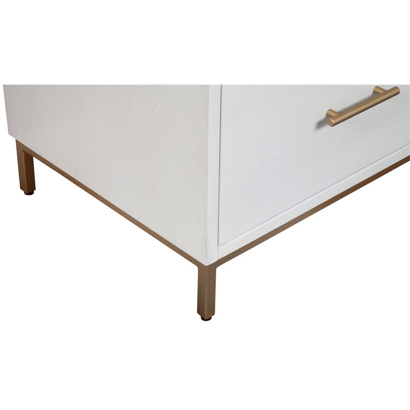 Home Square 5 Piece Set with 2 Nightstands Chest Dresser Standard King Panel Bed