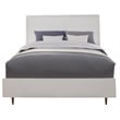 Home Square 3 Piece Set with Nightstand & California King Panel Bed in White