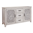 Home Square 4 Piece Furniture Set with Nightstand King Headboard & Dresser