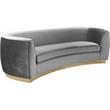 Home Square 2-Piece Furniture Set with Contemporary Loveseat and Sofa