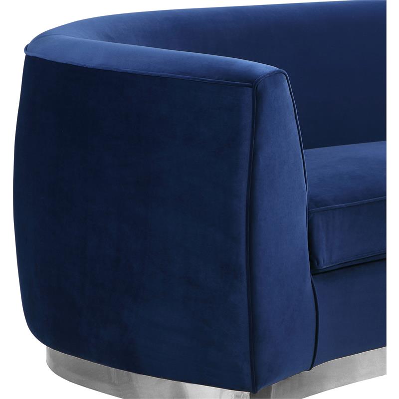 Home Square 2-Piece Furniture Set with Accent Chair and Contemporary Loveseat