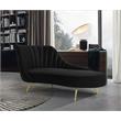 Home Square 3-Piece Furniture Set with Velvet Accent Chair Chaise & Sofa