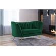 Home Square 2-Piece Furniture Set with Loveseat and Sofa in Green