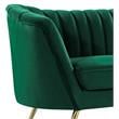 Home Square 2-Piece Furniture Set with Loveseat and Sofa in Green
