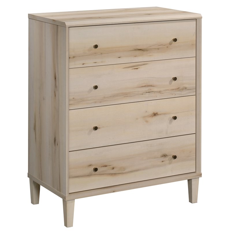Home Square 2 Piece Bedroom Set with Chest and Nightstand in Pacific Maple
