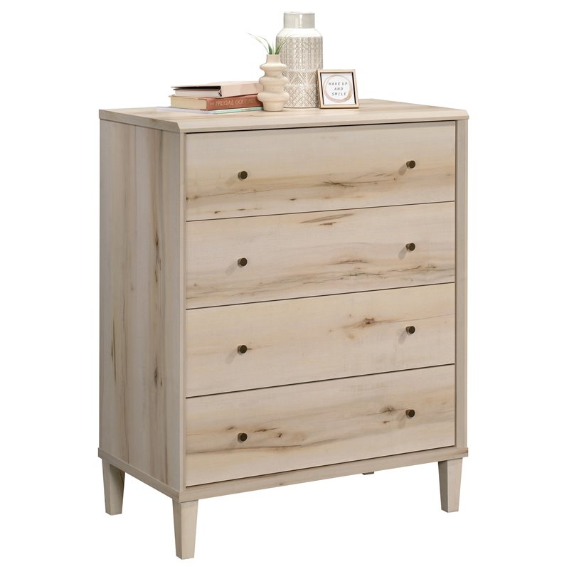 Home Square 2 Piece Bedroom Set with Chest and Nightstand in Pacific Maple
