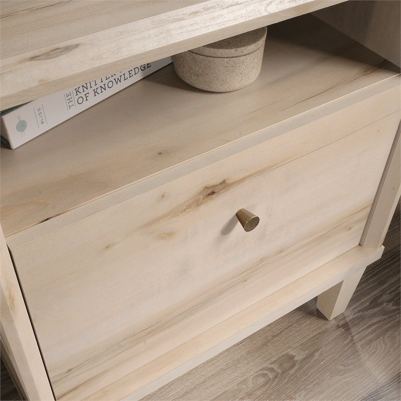 Home Square 2 Piece Bedroom Set with Chest and Nightstand in Pacific Maple