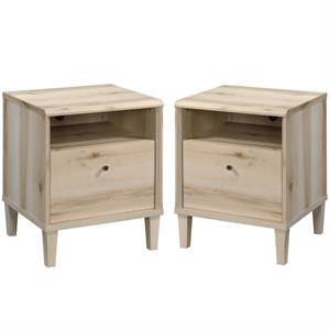 Home Square Nightstand in Pacific Maple ( Set of 2 )