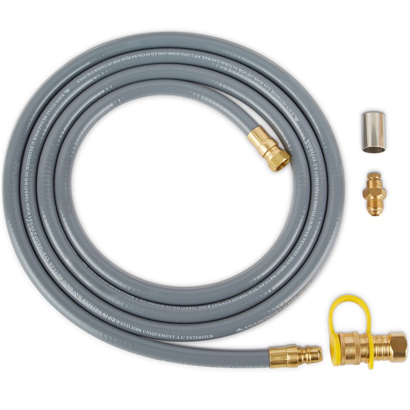 Home Square 2-Piece Set with Large Fire Table with Conversion Kit & Tank Cover