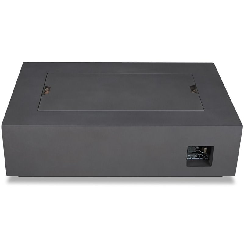 Home Square 2-Piece Set with Fire Table with Conversion Kit & Tank Cover
