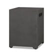 Home Square 2-Piece Set with Fire Table with Conversion Kit & Tank Cover