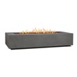 Home Square 2-Piece Set with Fire Table with Gas Conversion Kit & Tank Cover