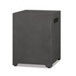 Home Square 2-Piece Set with Fire Table with Gas Conversion Kit & Tank Cover