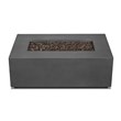 Home Square 2-Piece Set with Small Propane Fire Table & Tank Cover in Slate